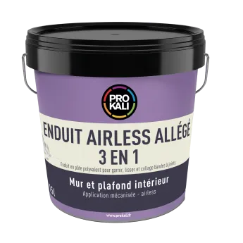 Enduit airless allegé 3 en 1 